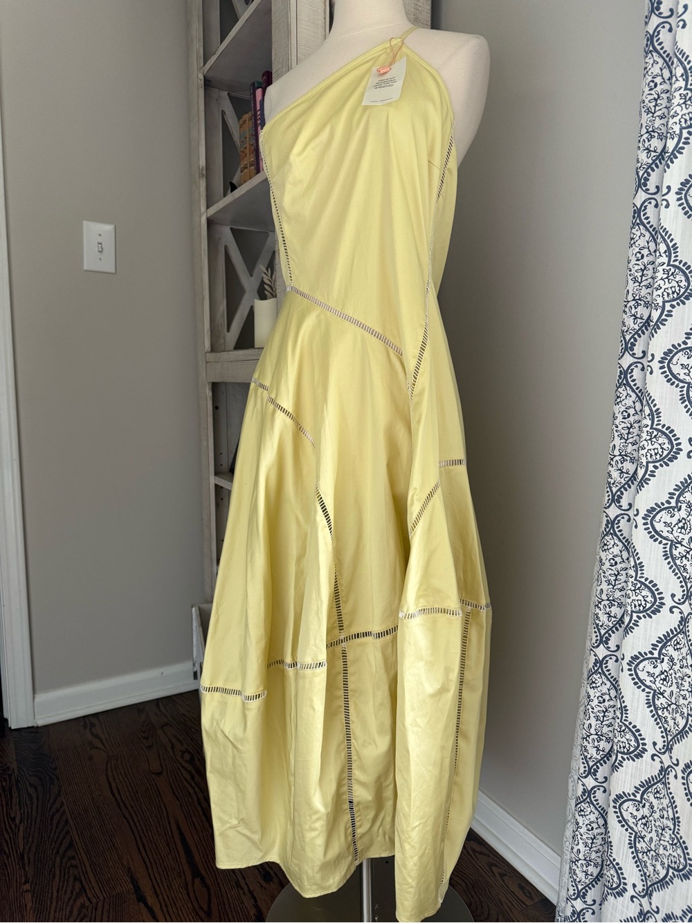NWT Cult Gaia lime sabra rare barrel dress L $598 - Picture 5 of 9